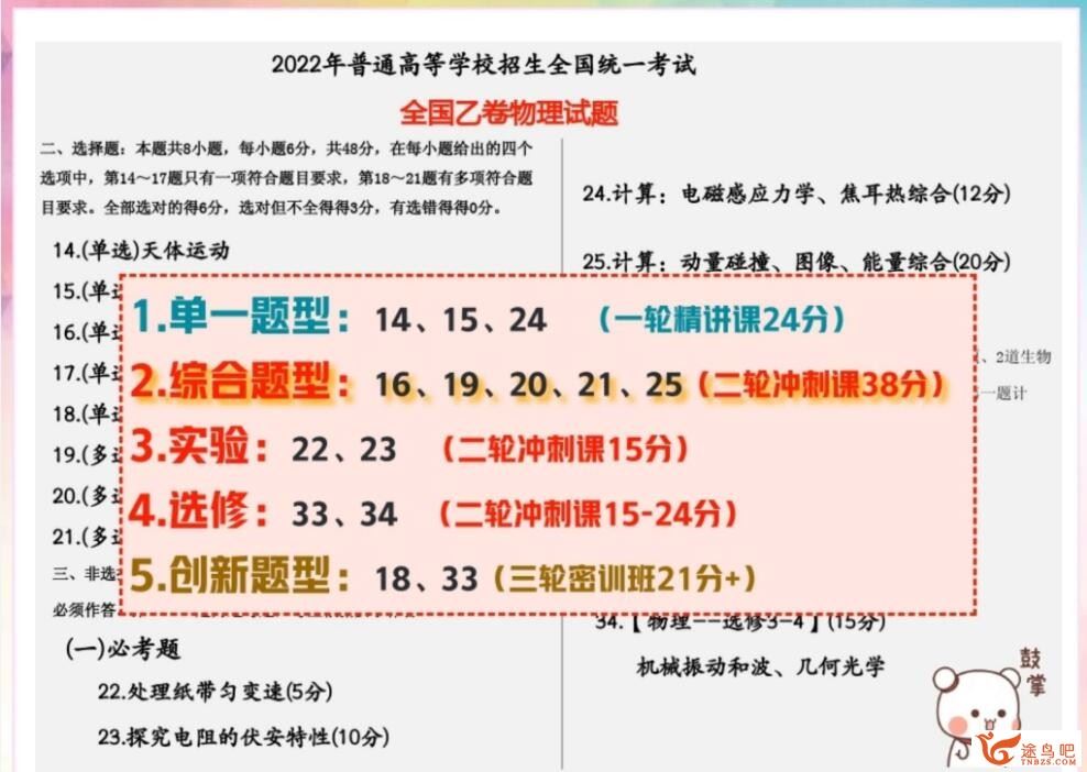 杨会英2023年高考物理A+班二轮复习寒春联报 寒假班 百度网盘分享