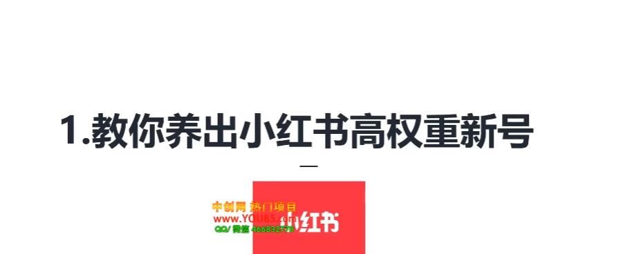 小红书运营引流全系列课程：教你养高权重新号，实操每天引流100精准粉 百度网盘分享