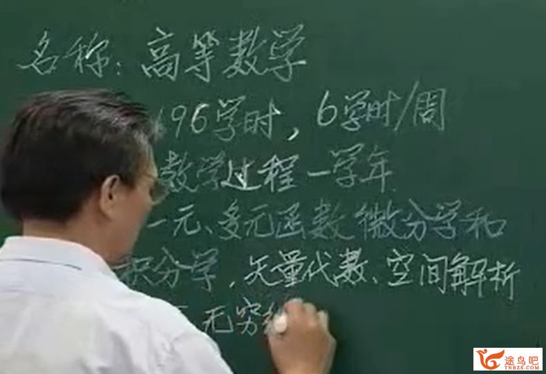 高等数学视频 189讲 天津大学 蔡高厅视频+PDF教材-百度云下载