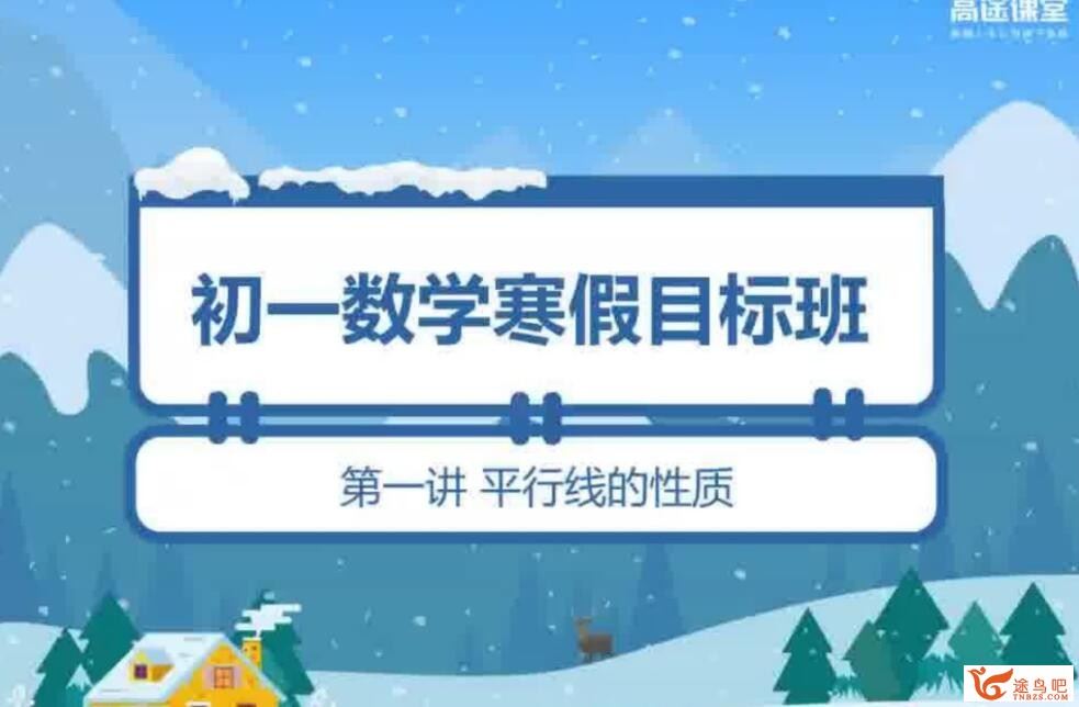 王泽龙 2020寒 初一寒假数学系统班 7讲完结带讲义 百度网盘分享