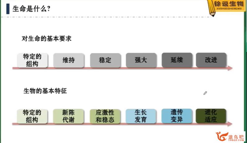 徐京 2021秋季 高一生物秋季系统班（更新中）-百度云下载