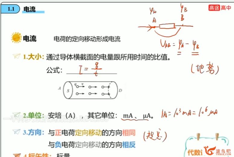 高途谢丽荣高二物理2023暑假班 10讲完结 百度网盘下载