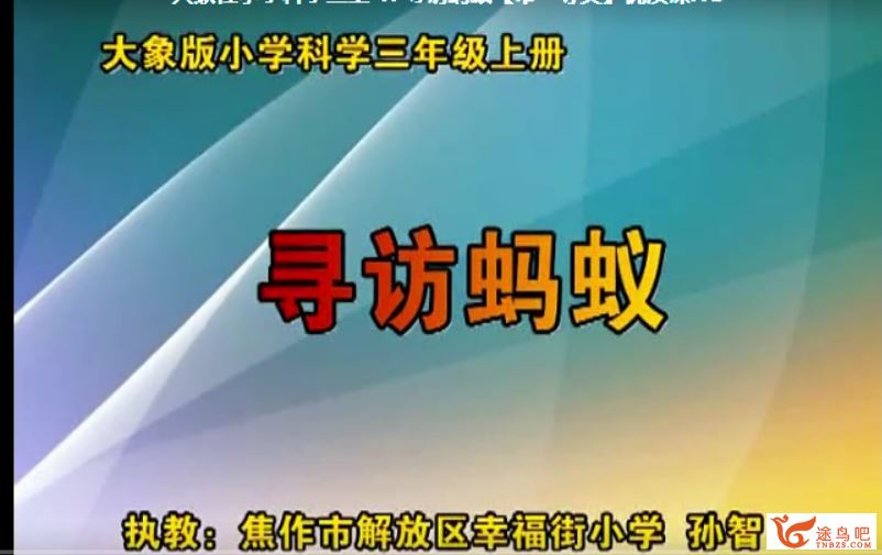 精选小学科学优质课 适合教师朋友参考课程视频百度云下载