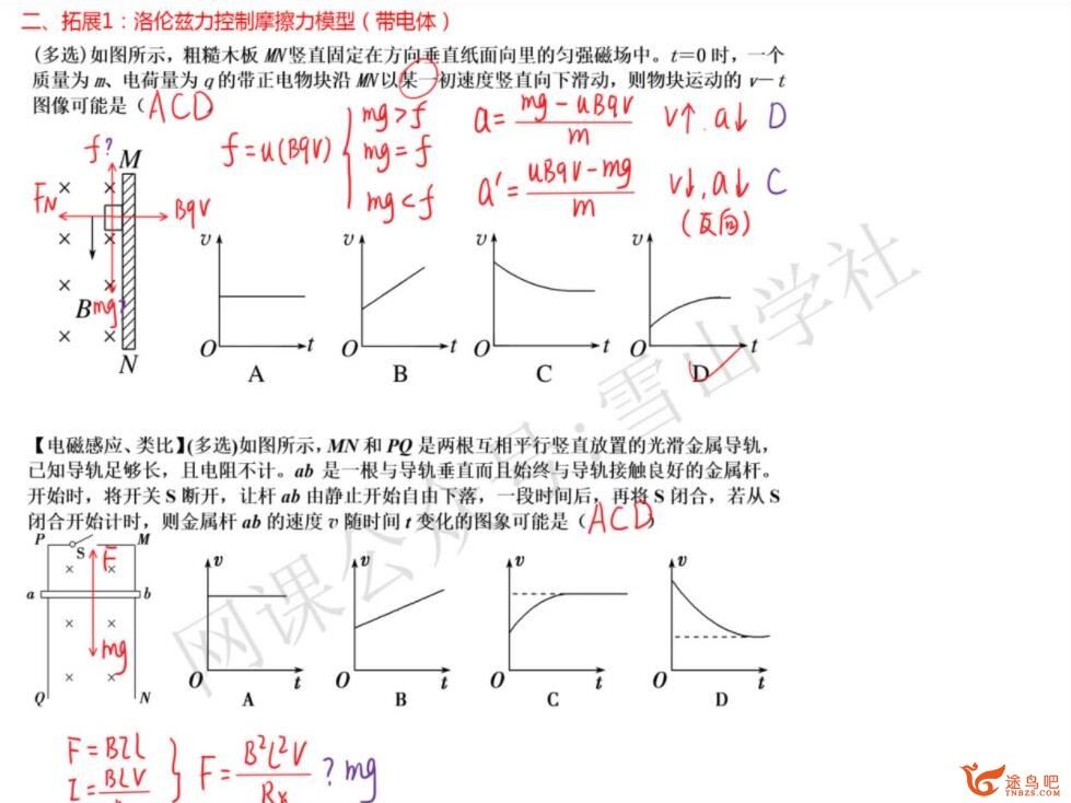 坤哥物理2023高考物理一轮联报秋季班 百度网盘分享