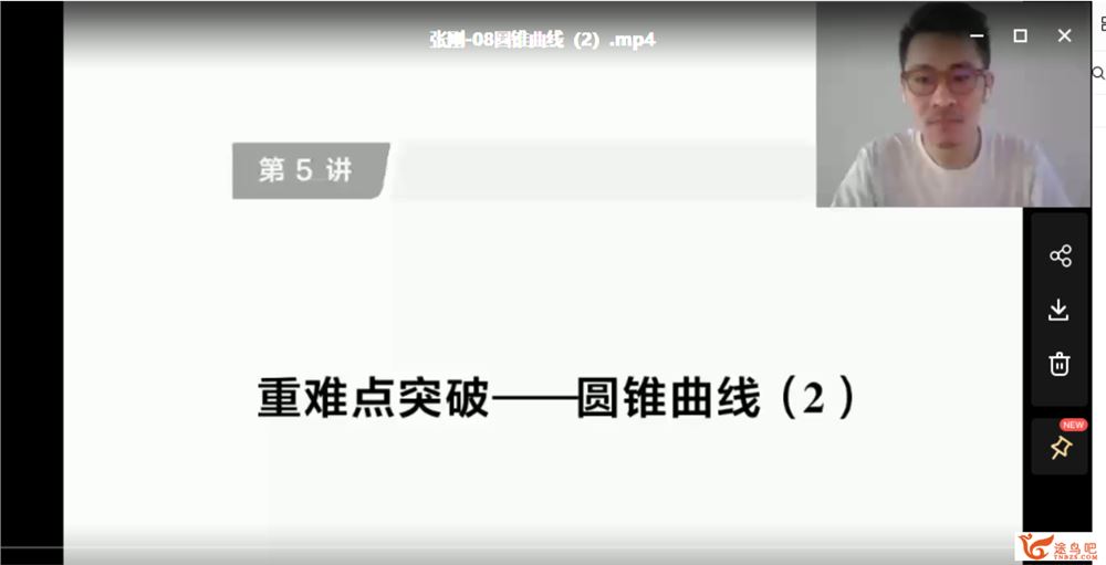 2021高考数学 张刚数学二三轮联报班视频资源百度云下载