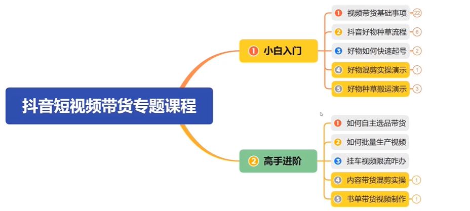 2022年最新抖音视频带货课程-蟹老板出品