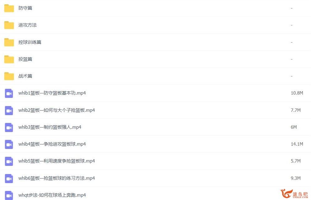 【全集收录】五虎网(wohoops)经典篮球教程系列篮球教学视频188节 百度网盘分享