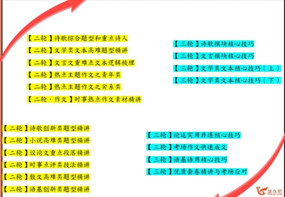 成瑞瑞2023年高考语文二轮复习寒春联报 寒假班 百度网盘分享