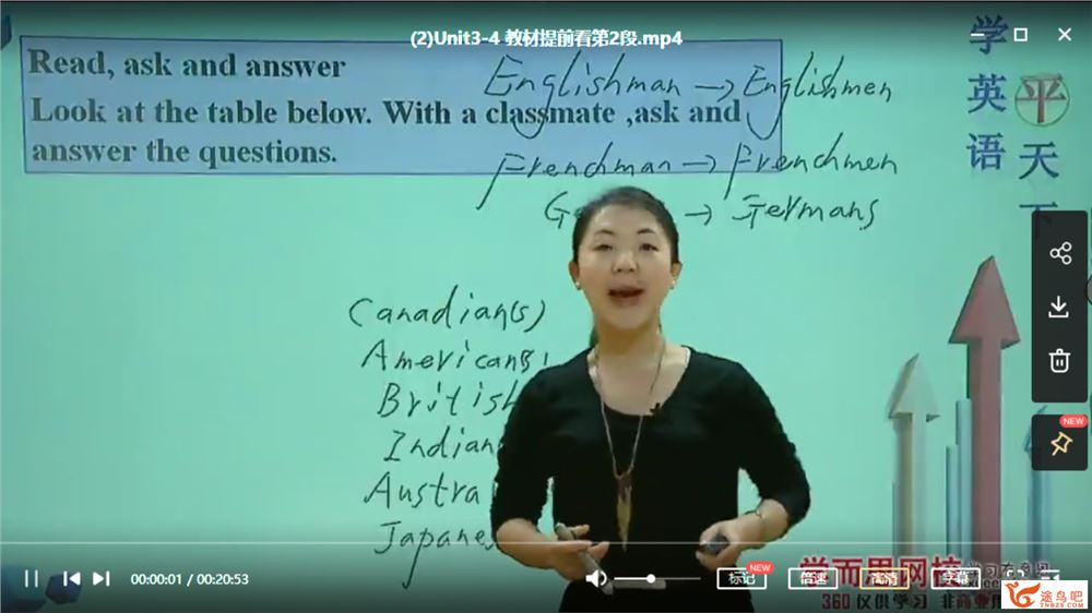 朱平 初一英语年卡目标满分班（上海牛津版）课程视频百度云下载