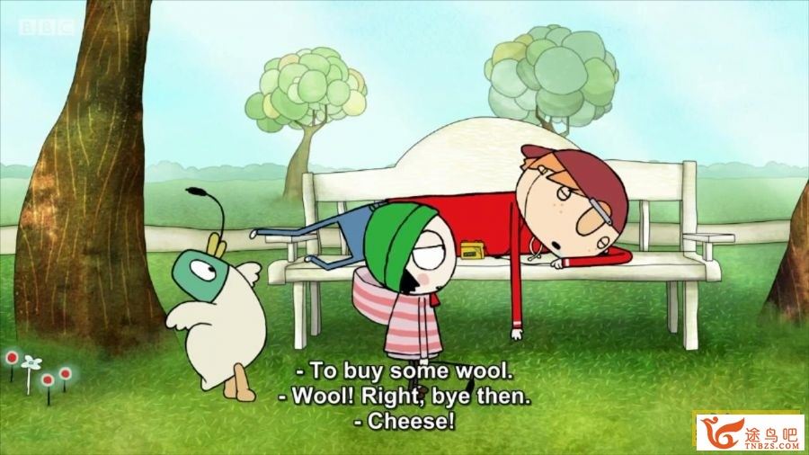 BBC学龄前磨耳朵动画片《莎拉与乖乖鸭》Sarah and Duck 英文版 第3季 全40集 适合3-6岁学龄前儿童观看 mkv/720P高清 百度网盘下载