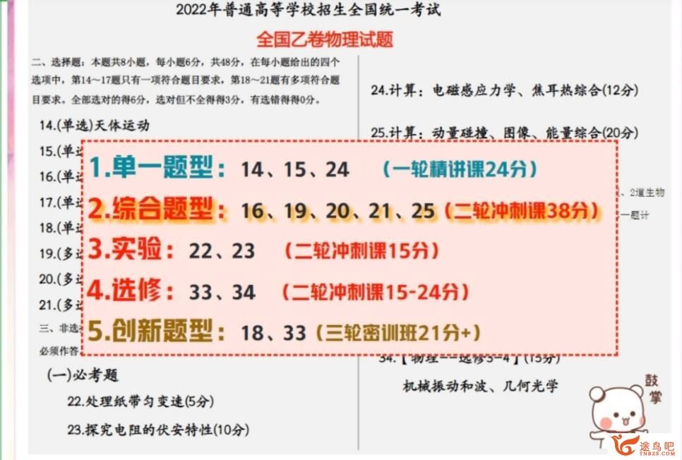 袁帅2023年高考物理S二轮复习寒春联报 寒假班 百度网盘分享