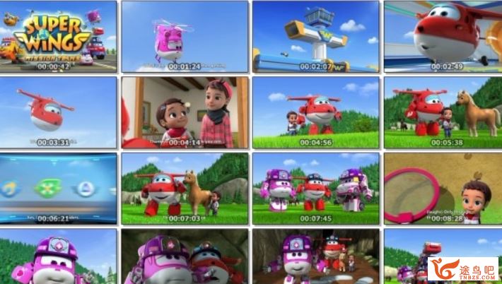 超级飞侠 Super Wings 1-8季英文版全（英文字幕)课程视频百度云下载